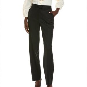 St. John Diana Wool Gray Dress Trouser Pants Size 6